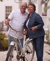 Portrait of a granny and her husband