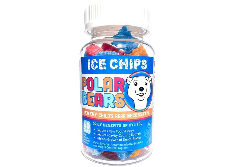 Container of Ice Chips Polar Bears