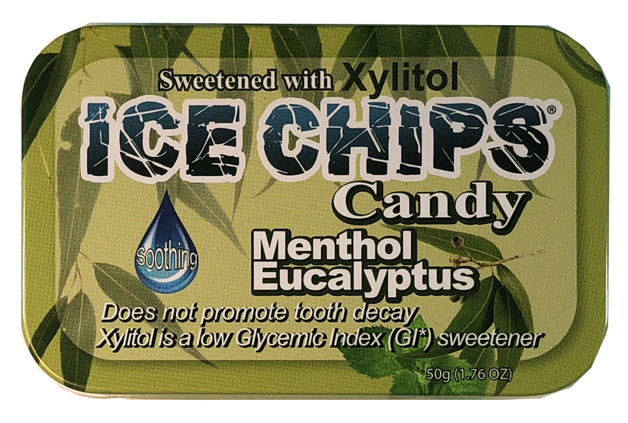 ICE CHIPS® Menthol Eucalyptus Xylitol Candy