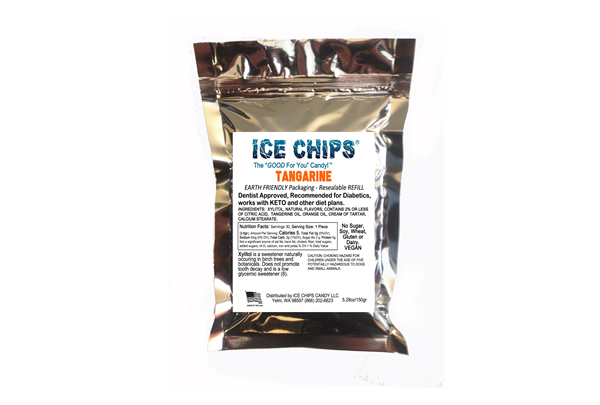 ICE CHIPS® Tangerine Xylitol Candy