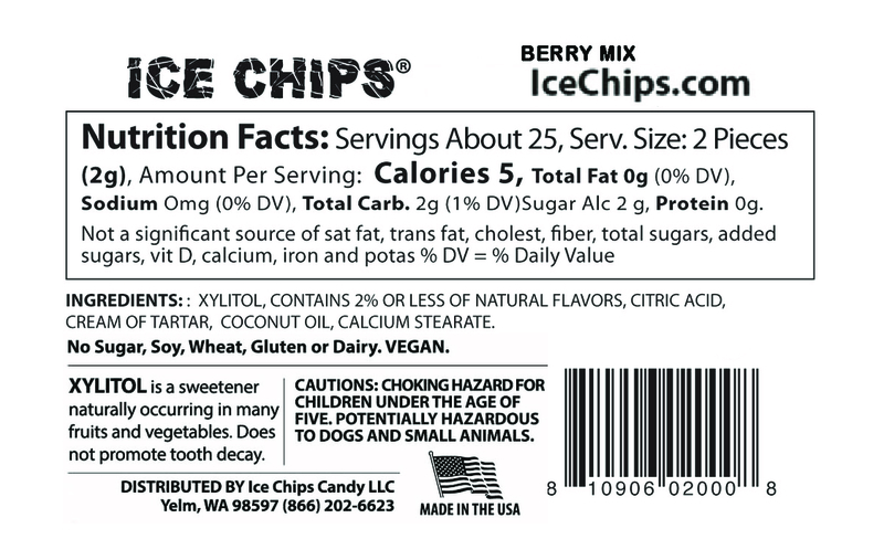 ICE CHIPS® Berry Mix Xylitol Candy