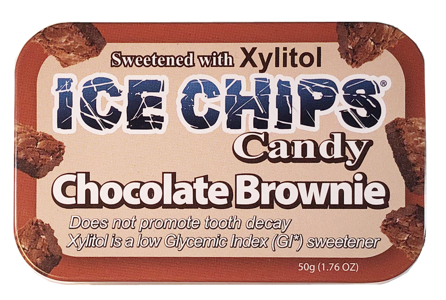 ICE CHIPS® Chocolate Brownie Xylitol Candy