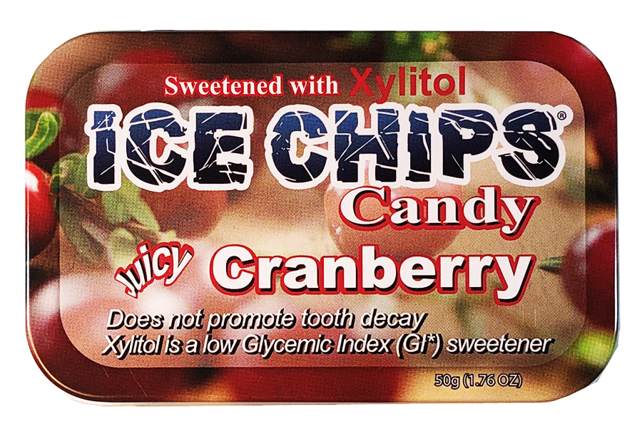 ICE CHIPS® Cranberry Xylitol Candy