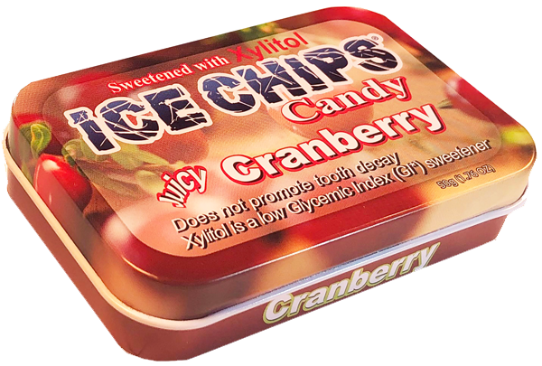 ICE CHIPS® Cranberry Xylitol Candy