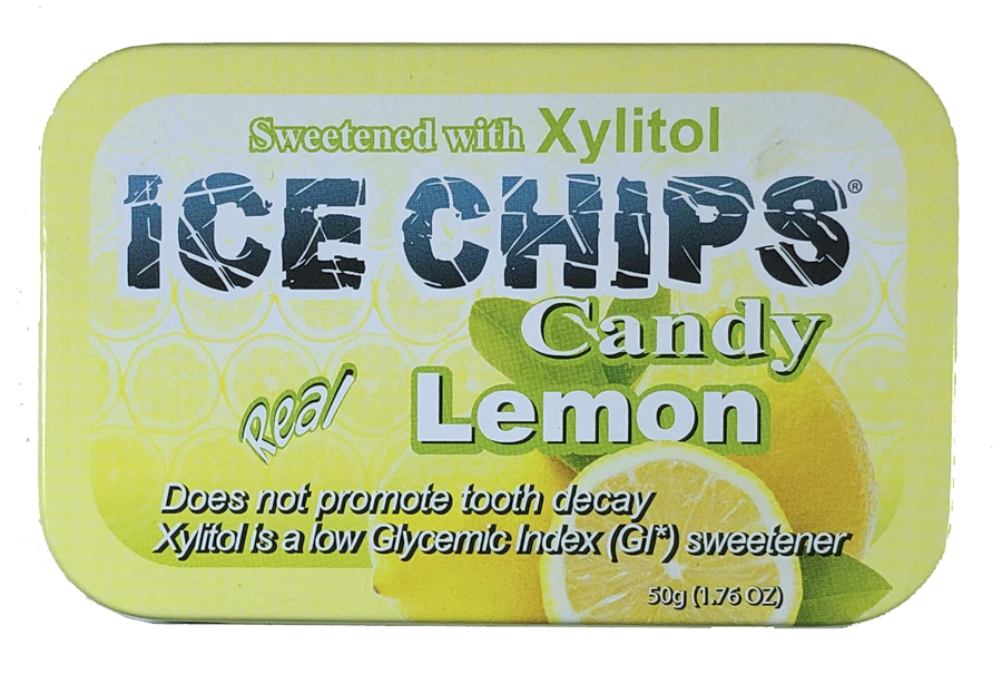 ICE CHIPS® Lemon Xylitol Candy
