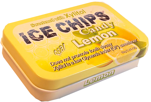 ICE CHIPS® Lemon Xylitol Candy