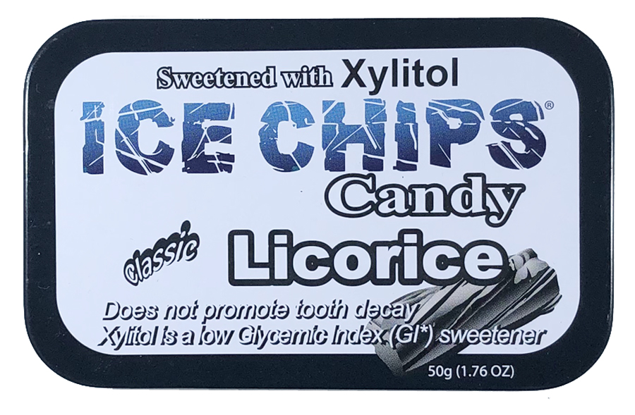 ICE CHIPS® Licorice Xylitol Candy