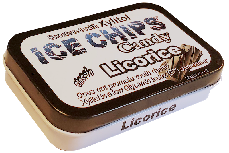 Licorice Ice Chips Candy