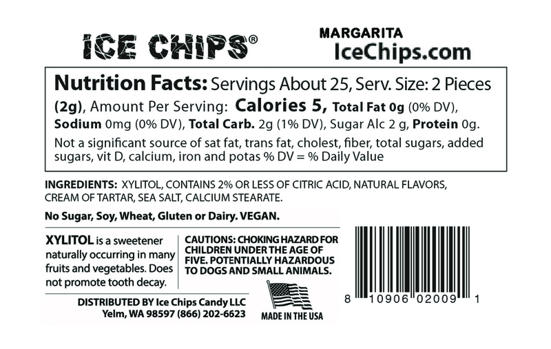 ICE CHIPS® Margarita Xylitol Candy