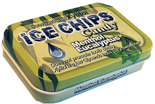 ICE CHIPS® Menthol Eucalyptus Xylitol Candy