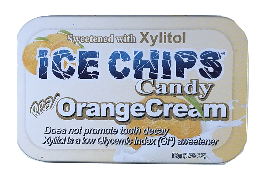 ICE CHIPS® Orange Cream Xylitol Candy