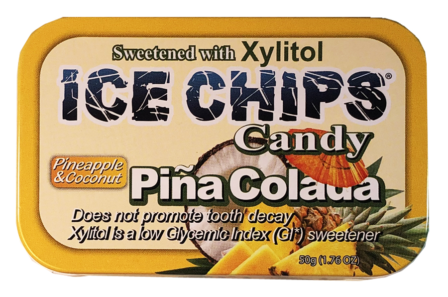 ICE CHIPS® Pina Colada Xylitol Candy