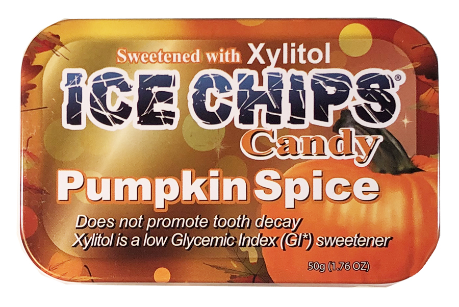 ICE CHIPS® Pumpkin Spice Xylitol Candy