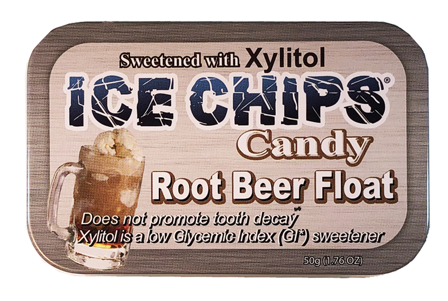 ICE CHIPS® Root Beer Float Xylitol Candy