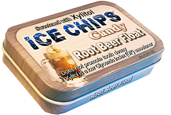 ICE CHIPS® Root Beer Float Xylitol Candy