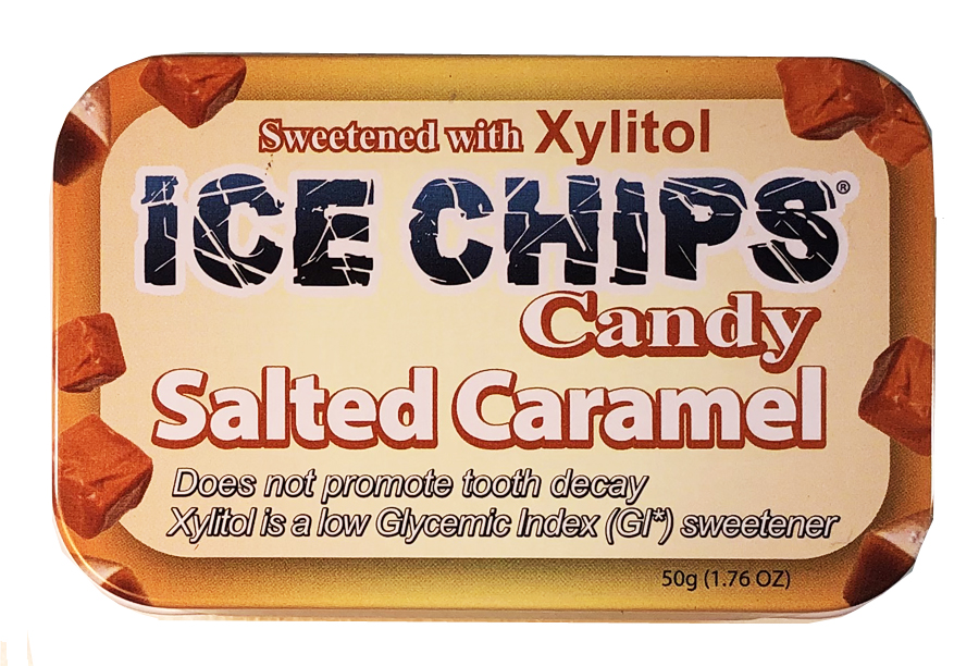 ICE CHIPS® Salted Caramel Xylitol Candy