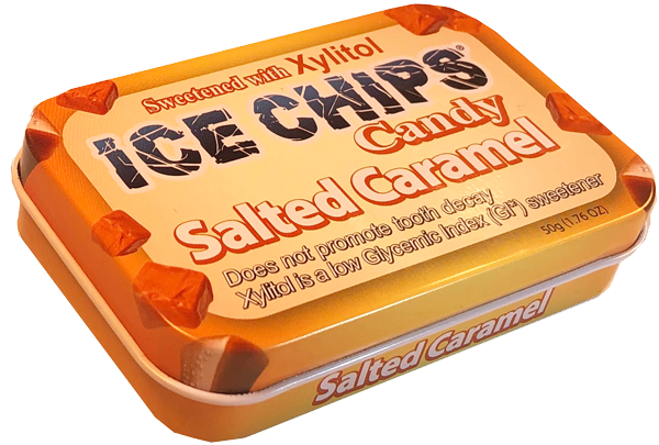 ICE CHIPS® Salted Caramel Xylitol Candy