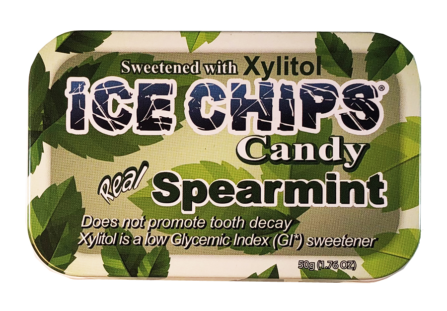 ICE CHIPS® Spearmint Xylitol Mints