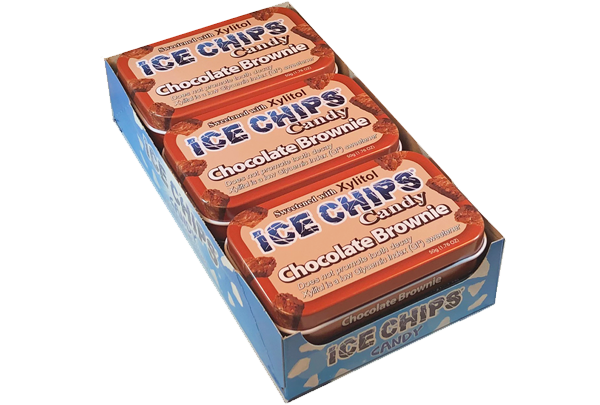 ICE CHIPS® Chocolate Brownie Xylitol Candy