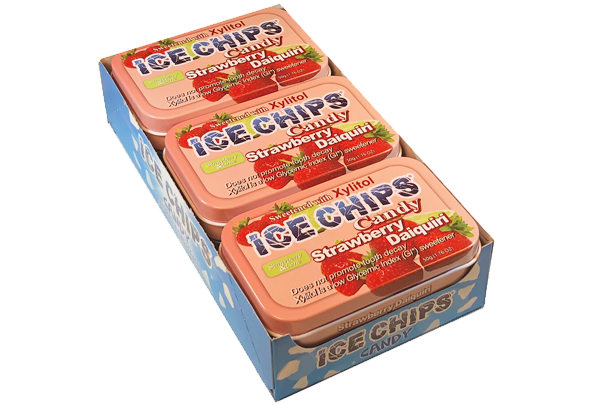 ICE CHIPS® Strawberry Daiquiri Xylitol Candy